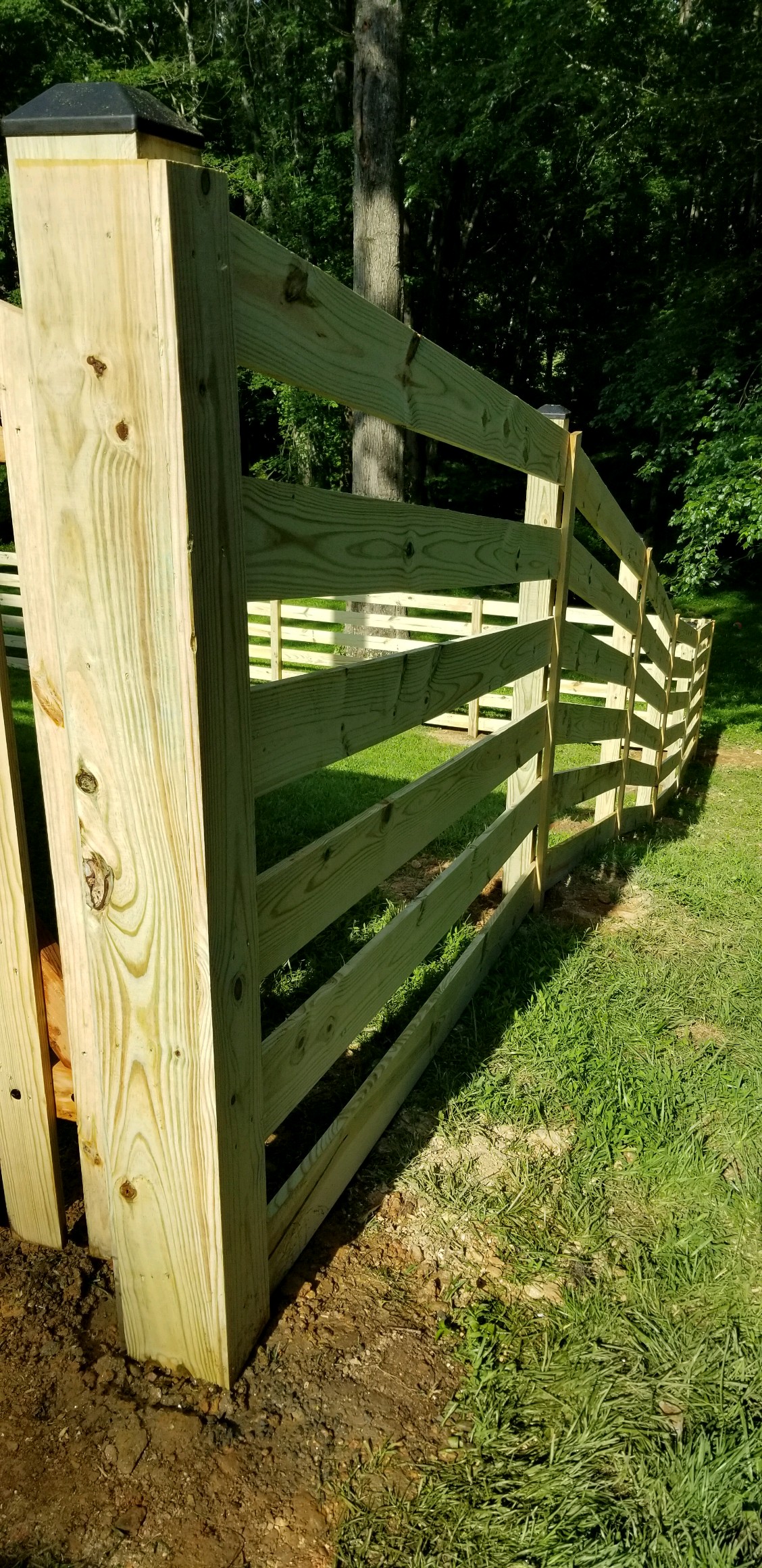 Split Rail Wood Fencing