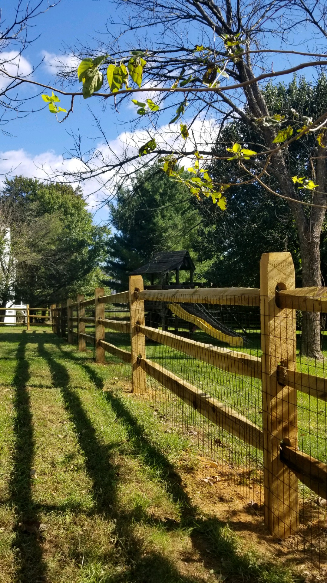 Split Rail Wood Fence