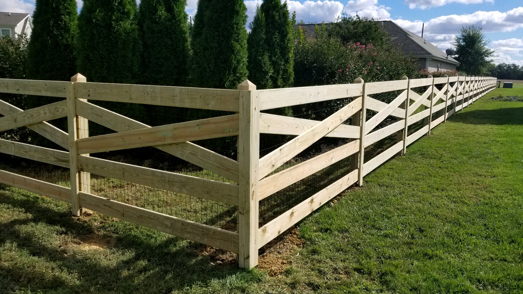 Short Wood Fence