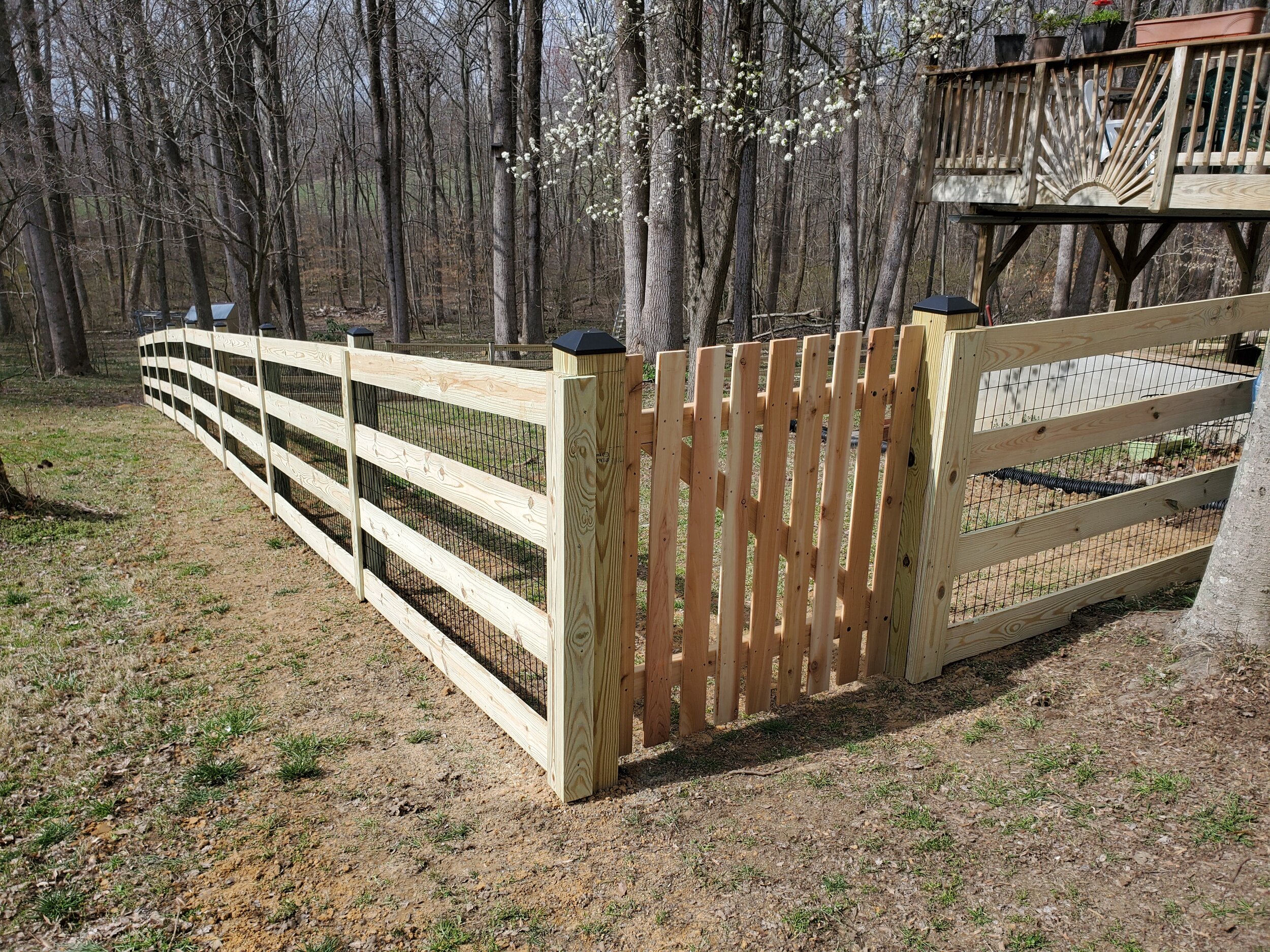 Split Rail Fence - Wood