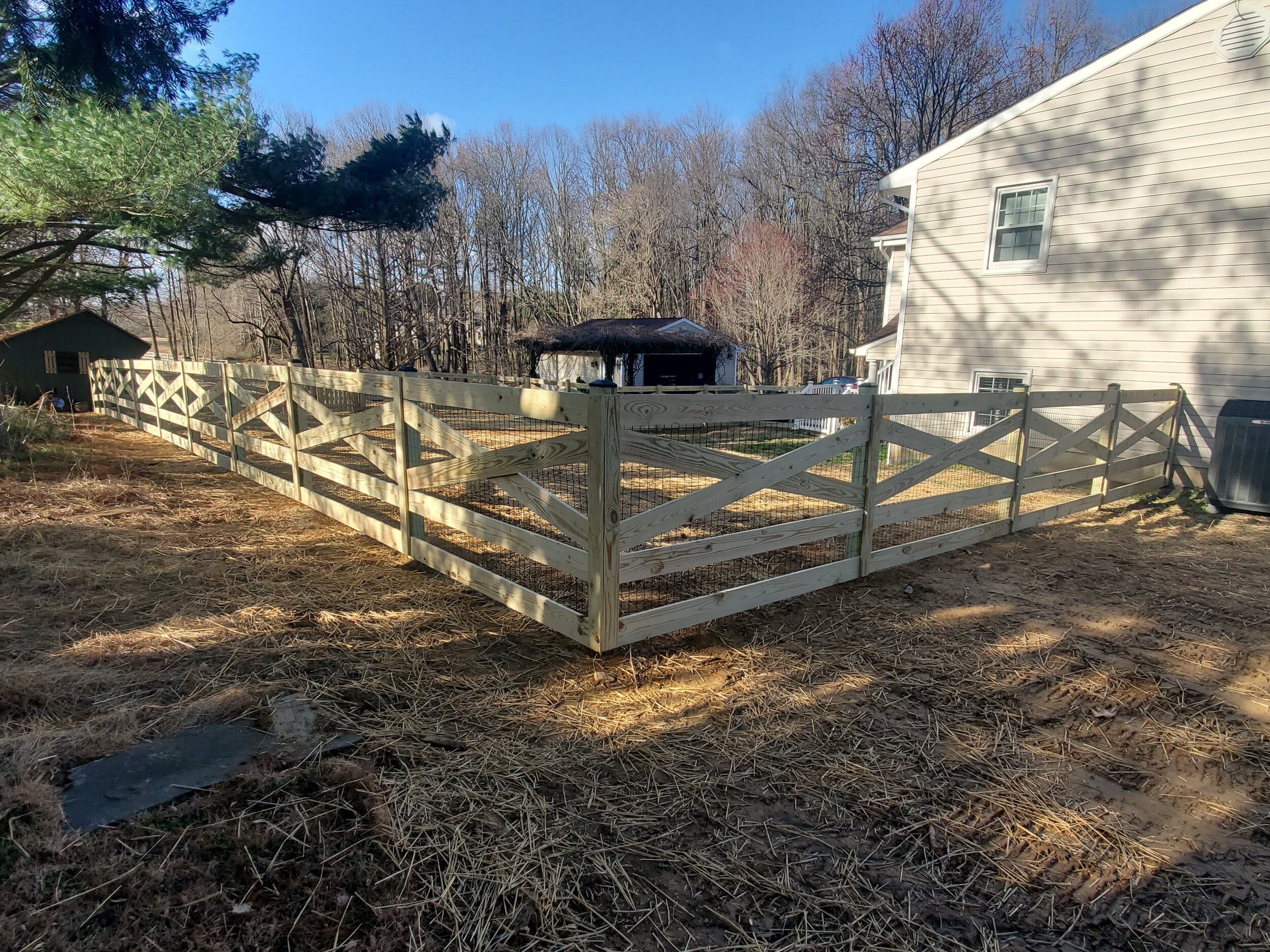 Wood Split Rail