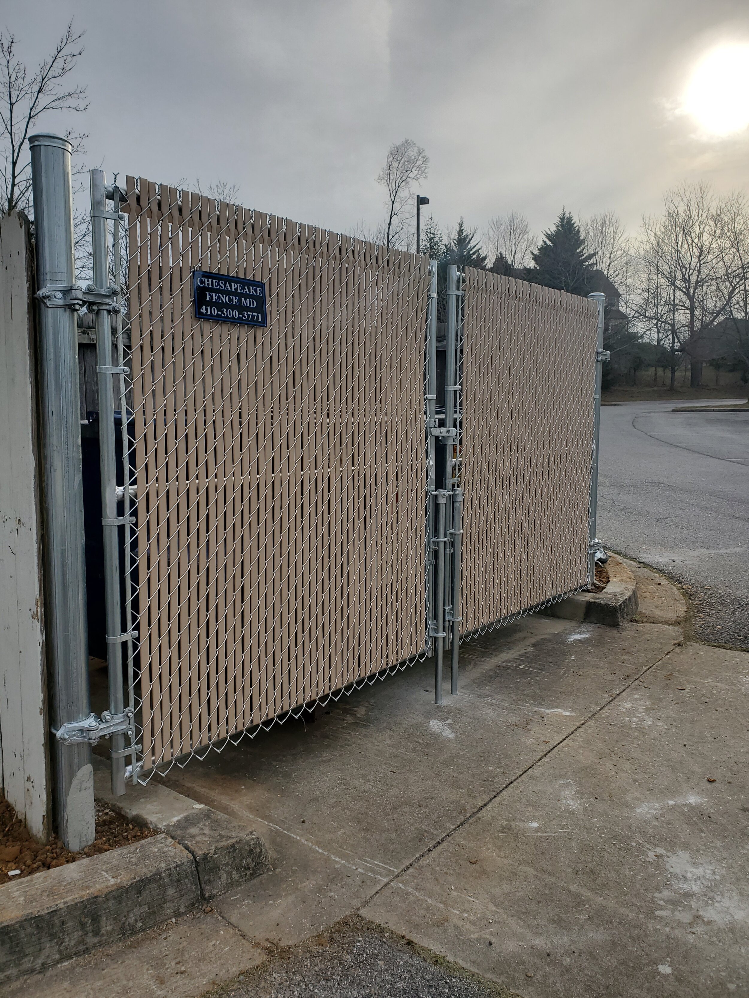 Chain Link Fence Gate