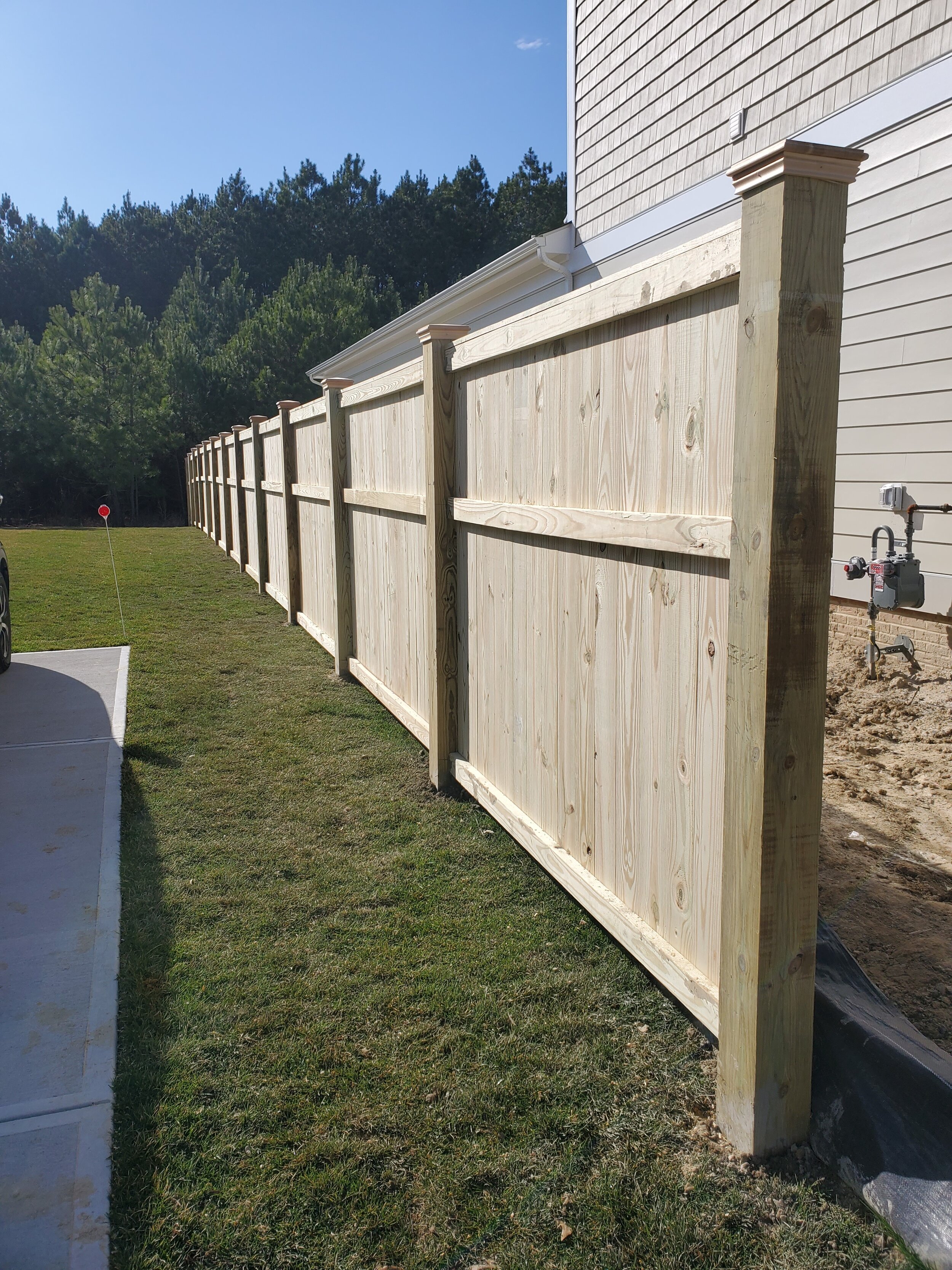 Wood Privacy Fence