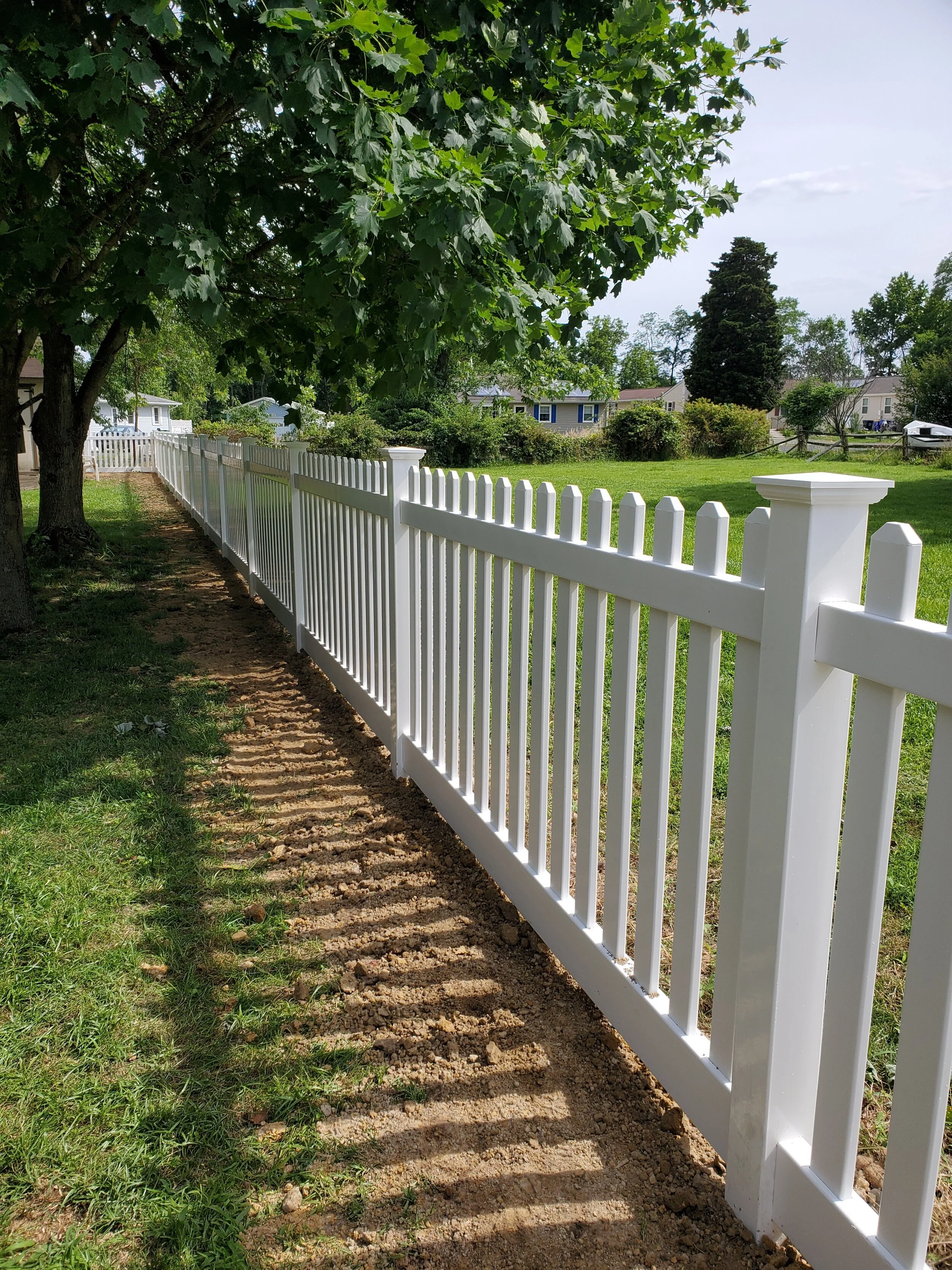 veka vinyl fencing reviews on Fence Styles Chesapeake Fence Fence Company Maryland