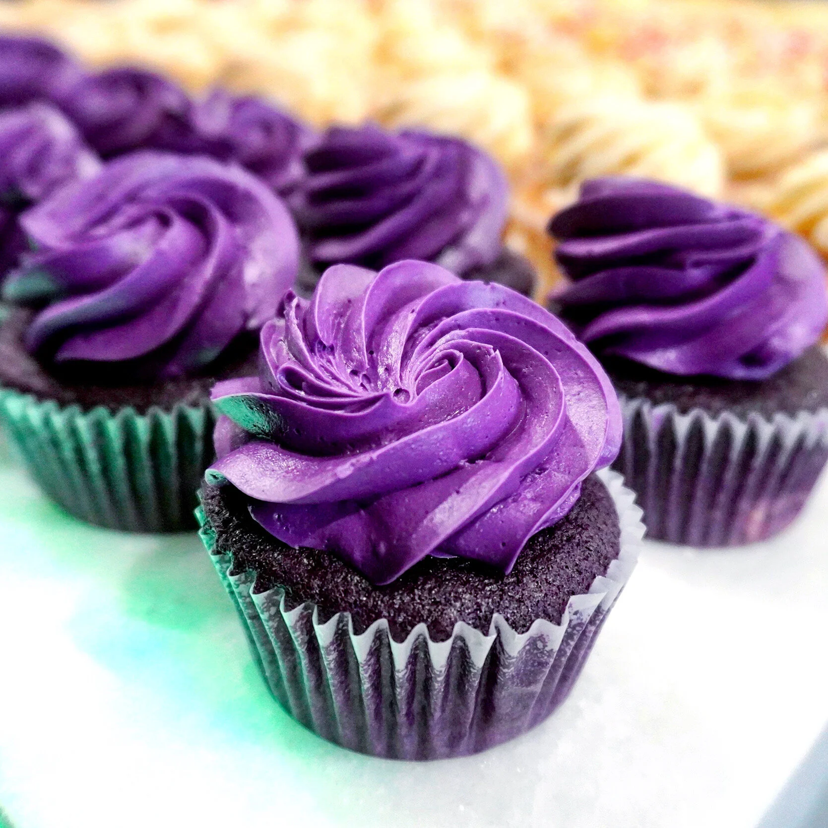 Ube Cupcakes