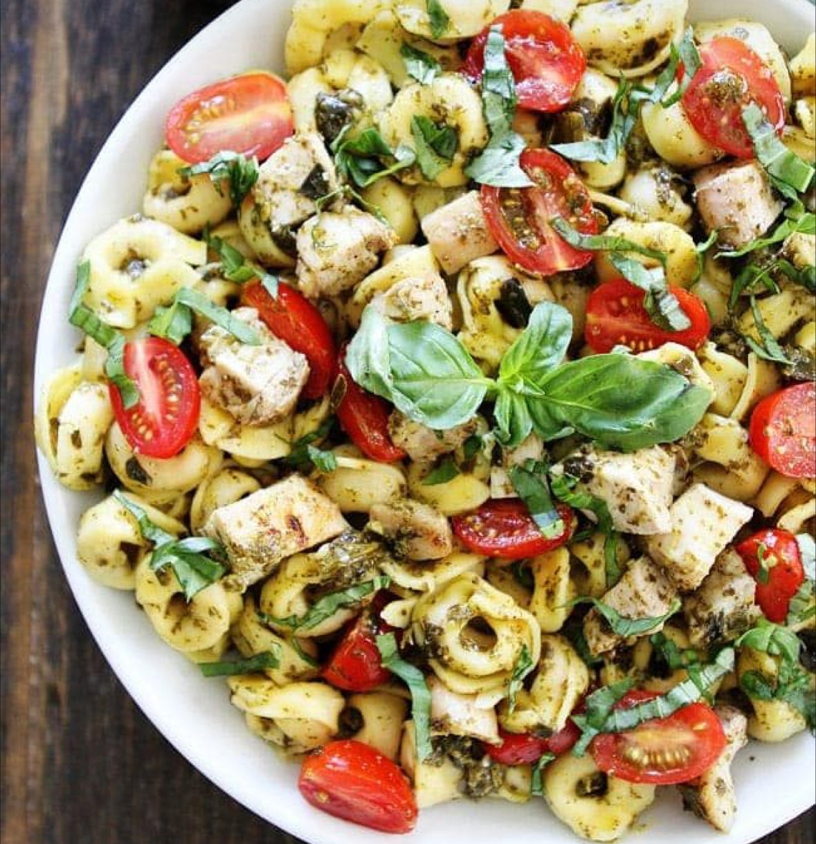 Sunday's Special is Chicken Pesto Tortellini.