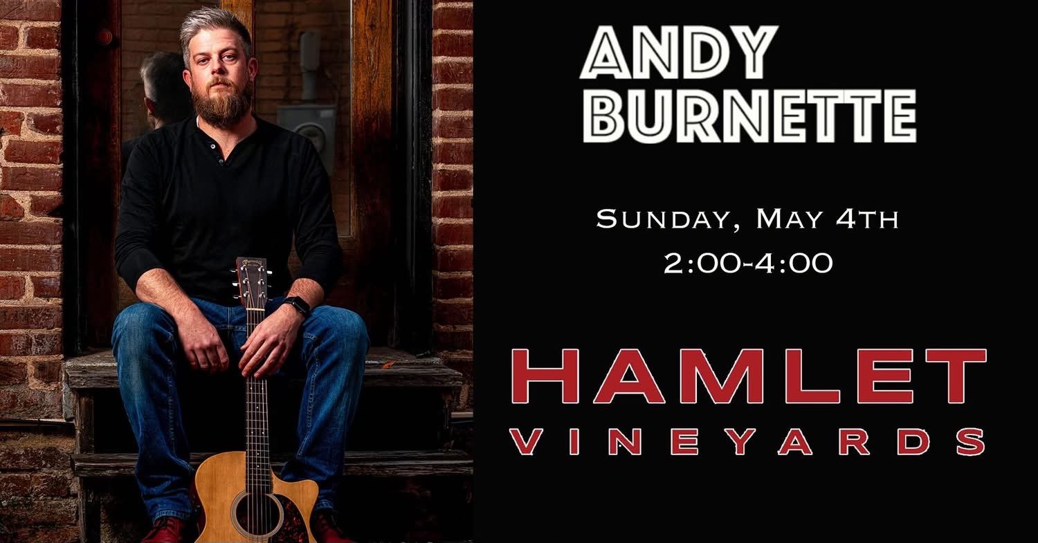 Live Music with Andy Burnette.