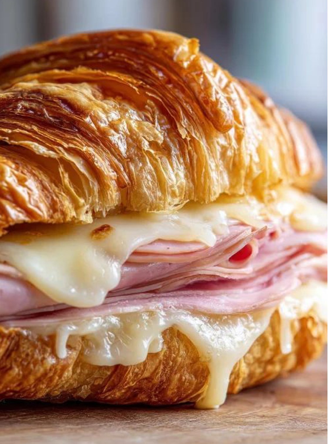 Sunday's Special is a warm Ham & Cheese Croissant with Marinated Slaw, Rt.11 Chips and a Pickle