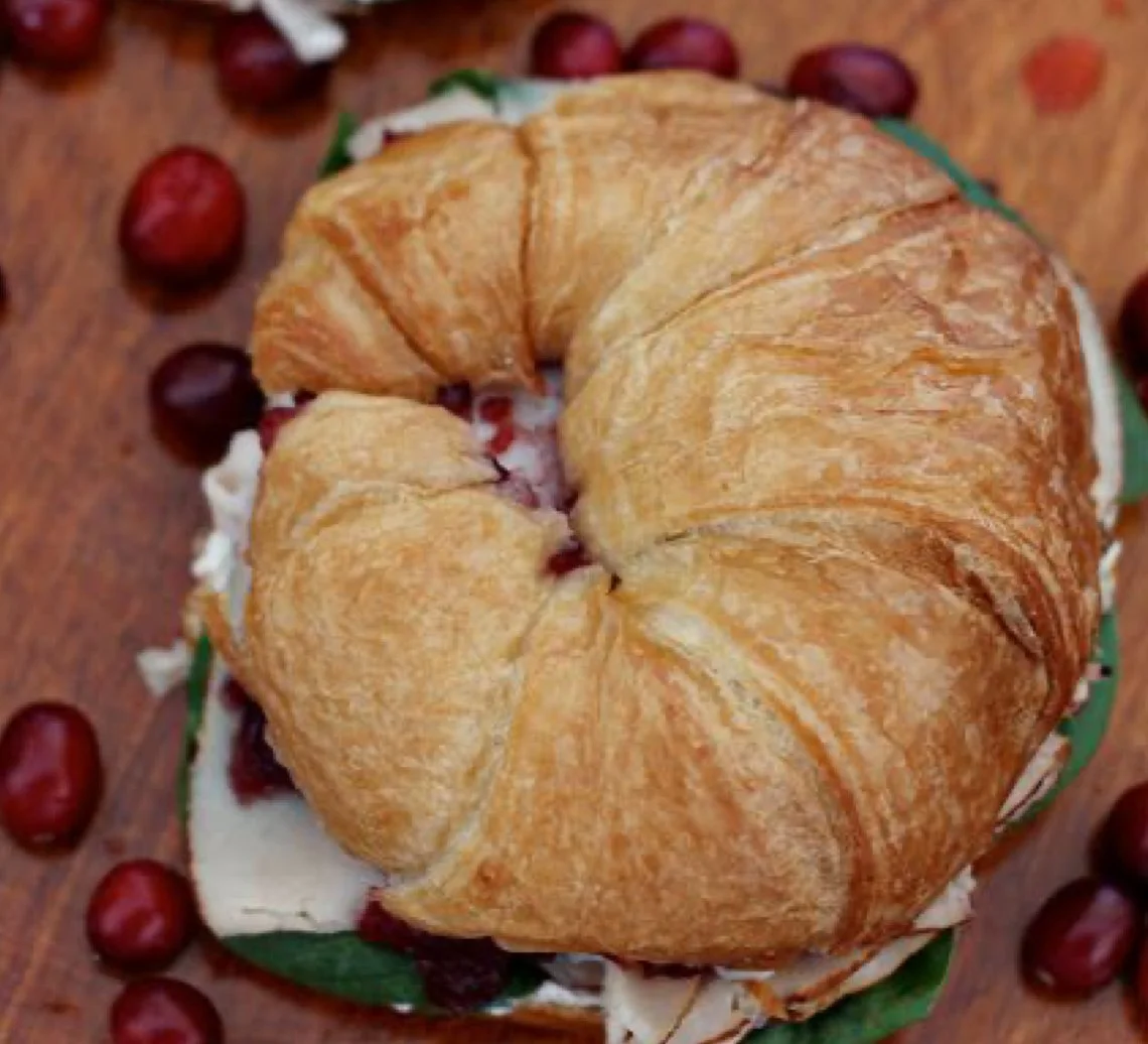 Sunday's Special is a Turkey &amp; Creamed Brie Croissant with Cranberry, Rt.11 Chips &amp; a Pickle.