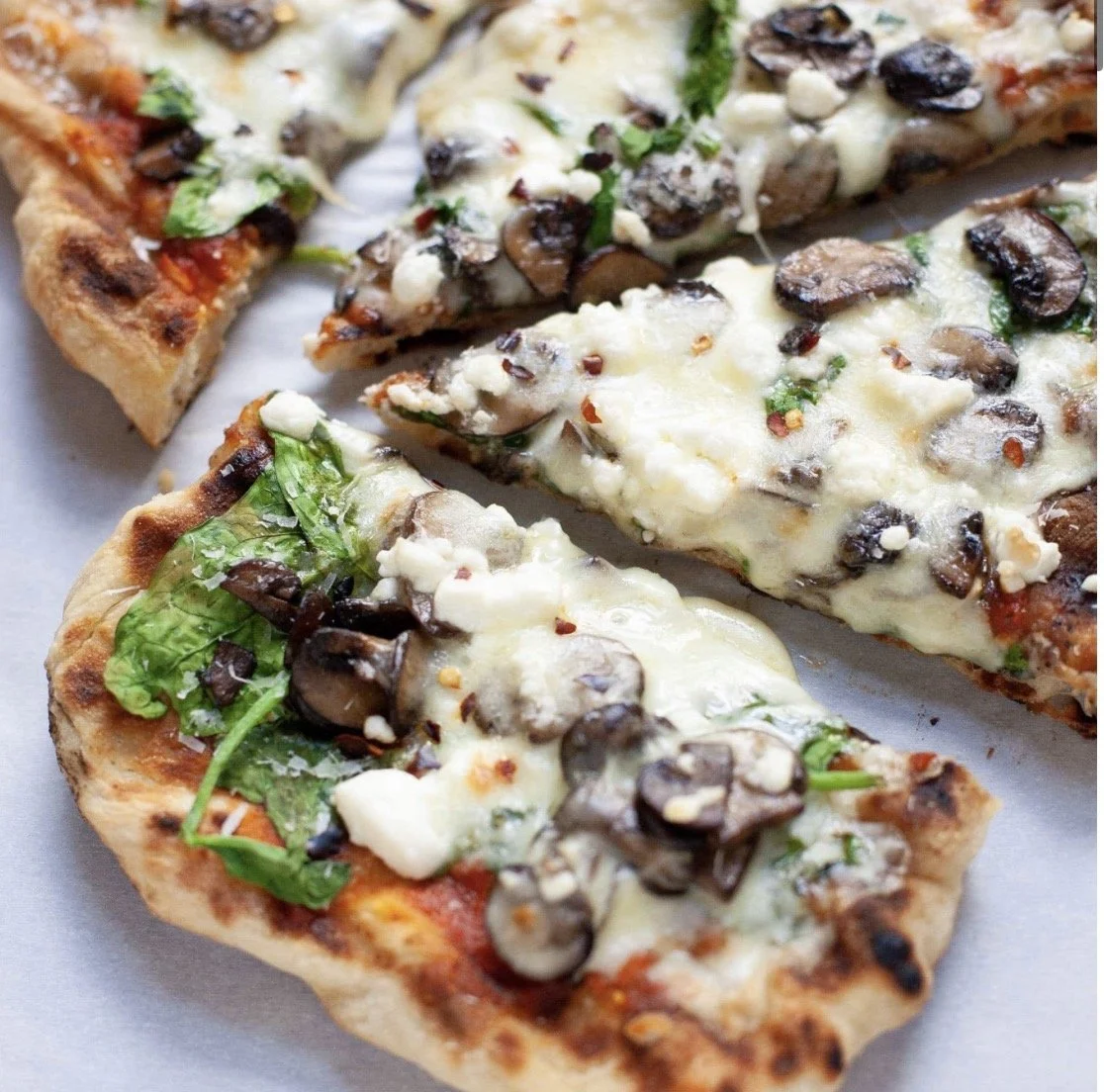 Sunday's Special is a Beef Barbacoa Flatbread Pizza with all the toppings.