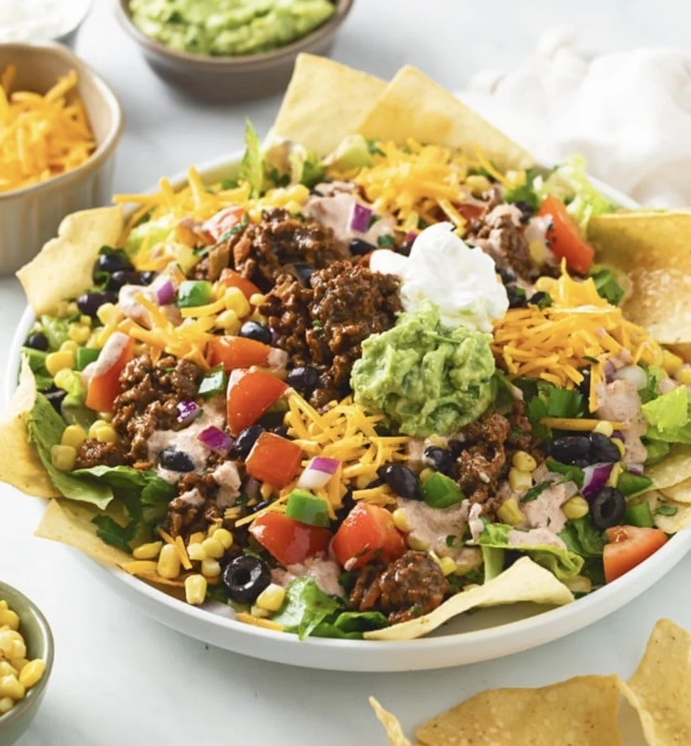 Sunday's Special is a Taco Salad Bowl with all the trimmings!