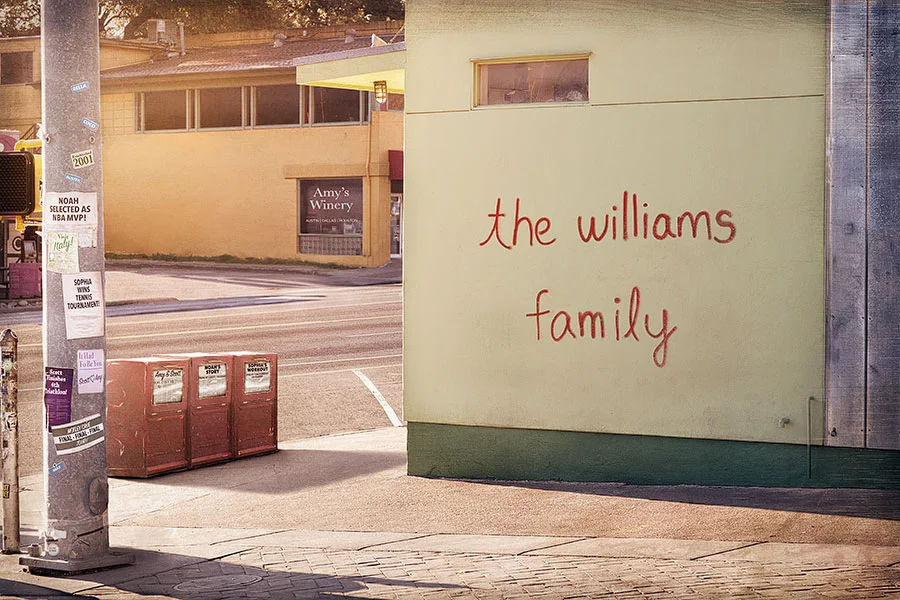 austin green wall painting