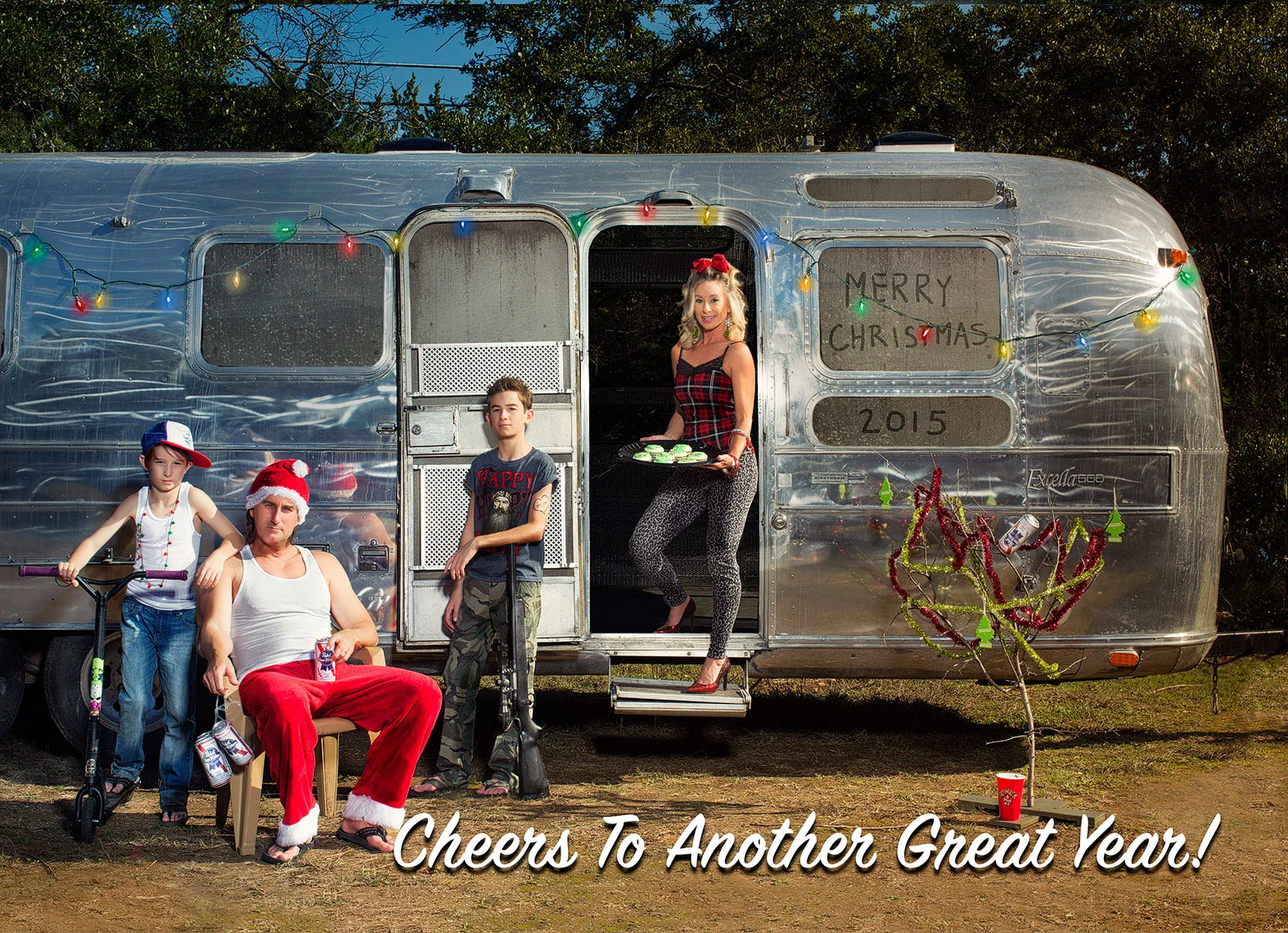 airstream trailer christmas card