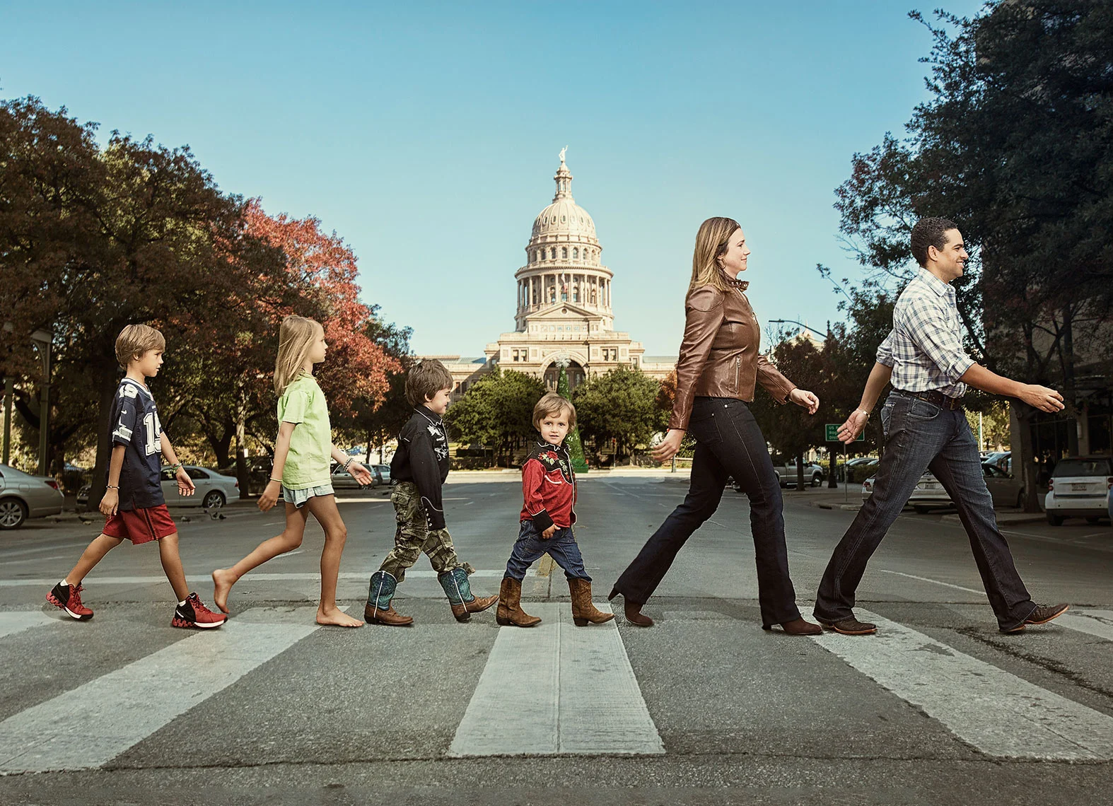 abbey road christmas card