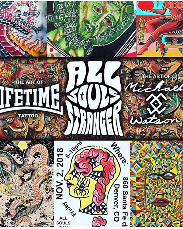 This Friday the homies @lifetimetattoodenver are having an art show that you don&rsquo;t wanna miss out on!!