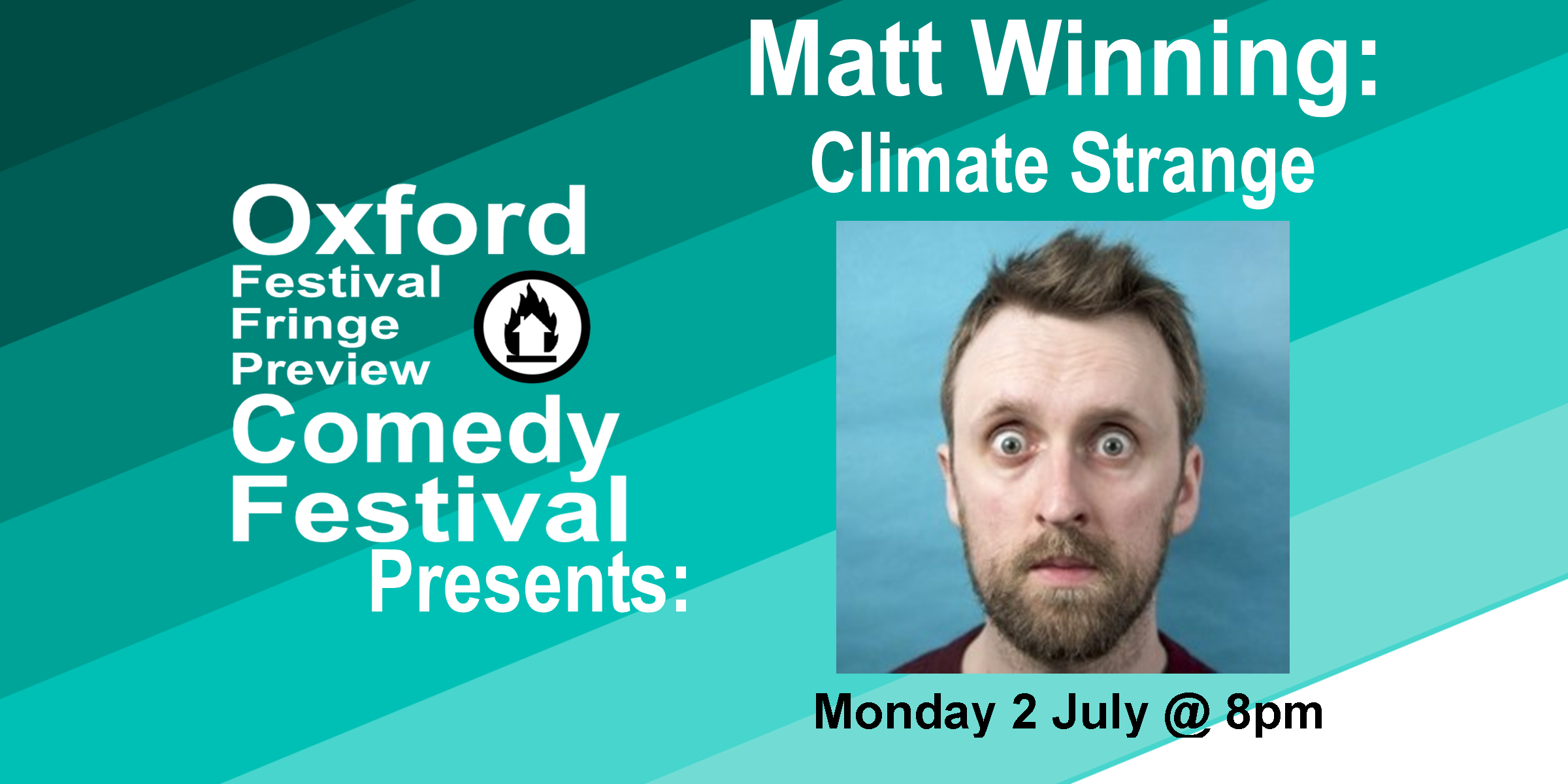 Dr Matt Winning is thinking about starting a family but wonders if he should. A show about why our knowledge about climate change doesn't necessarily match our actions. As seen as the Environmental Correspondent on Unspun with Matt Forde on Dave. ‘Winning’s sharp wit and intelligence allows him to educate as he entertains’ ****½ (Sunday Post). ‘A very powerful and eccentric piece of comedy from Winning, who is sure to become one of the largest names in UK comedy very soon’ **** (ShortCom.co.uk). Doors at 7:30/Show at 8pm 60 minutes Get Your Tickets Here
