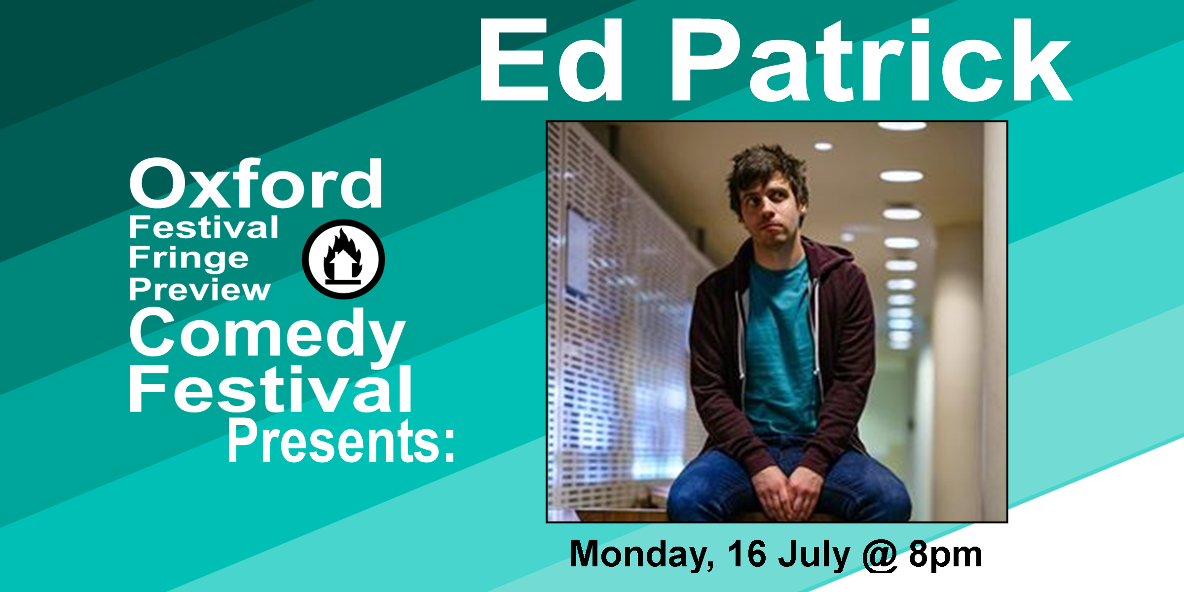 Join Ed Patrick, host of the criticaly acclaimed Comedian's Surgery podcast and 2016 Leicester Mercury Comedian of the year nominee, as he embarks on a quest to develop his new solo show. There will be ideas. "Refreshingly good" ** Threeweeks "Side-splitting and uplifting, this is the A&E of laughter" ** TheatreBath "Strong and unique" ** Arts Award Voice 60 minutes Doors at 7:30/Show at 8pm Get Your Tickets Here!