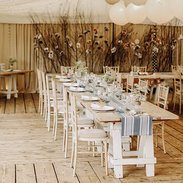The Gallivant Styled to feel like a New England Beach House, this venue becomes your private residence for your wedding celebration, minutes away from an extraordinary sandy beach. The Gallivant styles their packages to make use of the local surroundings with an emphasis on using locally sourced and seasonal produce making this venue very unique. If you are looking for a modern beach vibe then this venue isn't one to miss! Location: Rye, TN31 7RB View The Gallivant