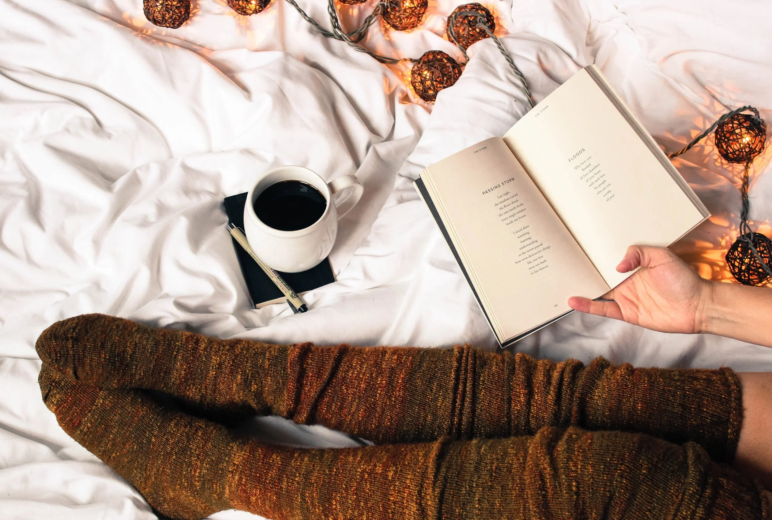 Pour a cup of herbal tea and bask in the silence.