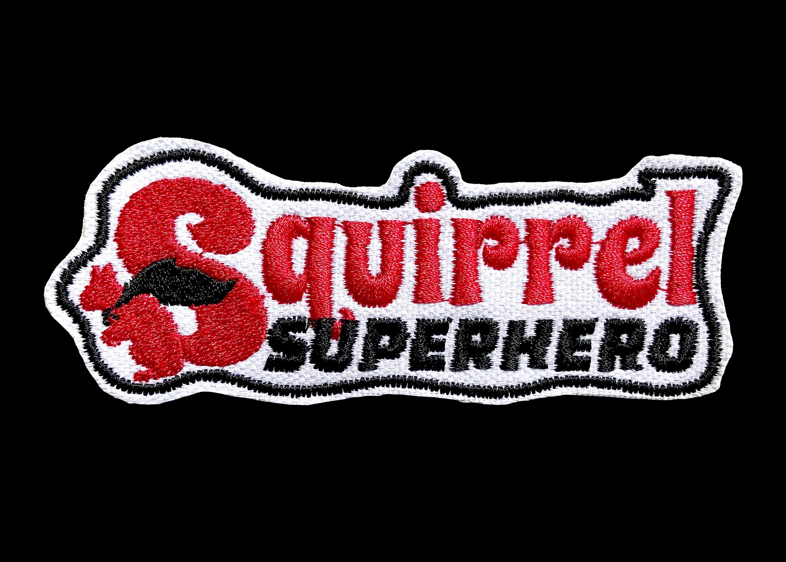  Promotional patch design for Squirrel Refuge, a nonprofit organization that helps squirrels and other wildlife in need. 