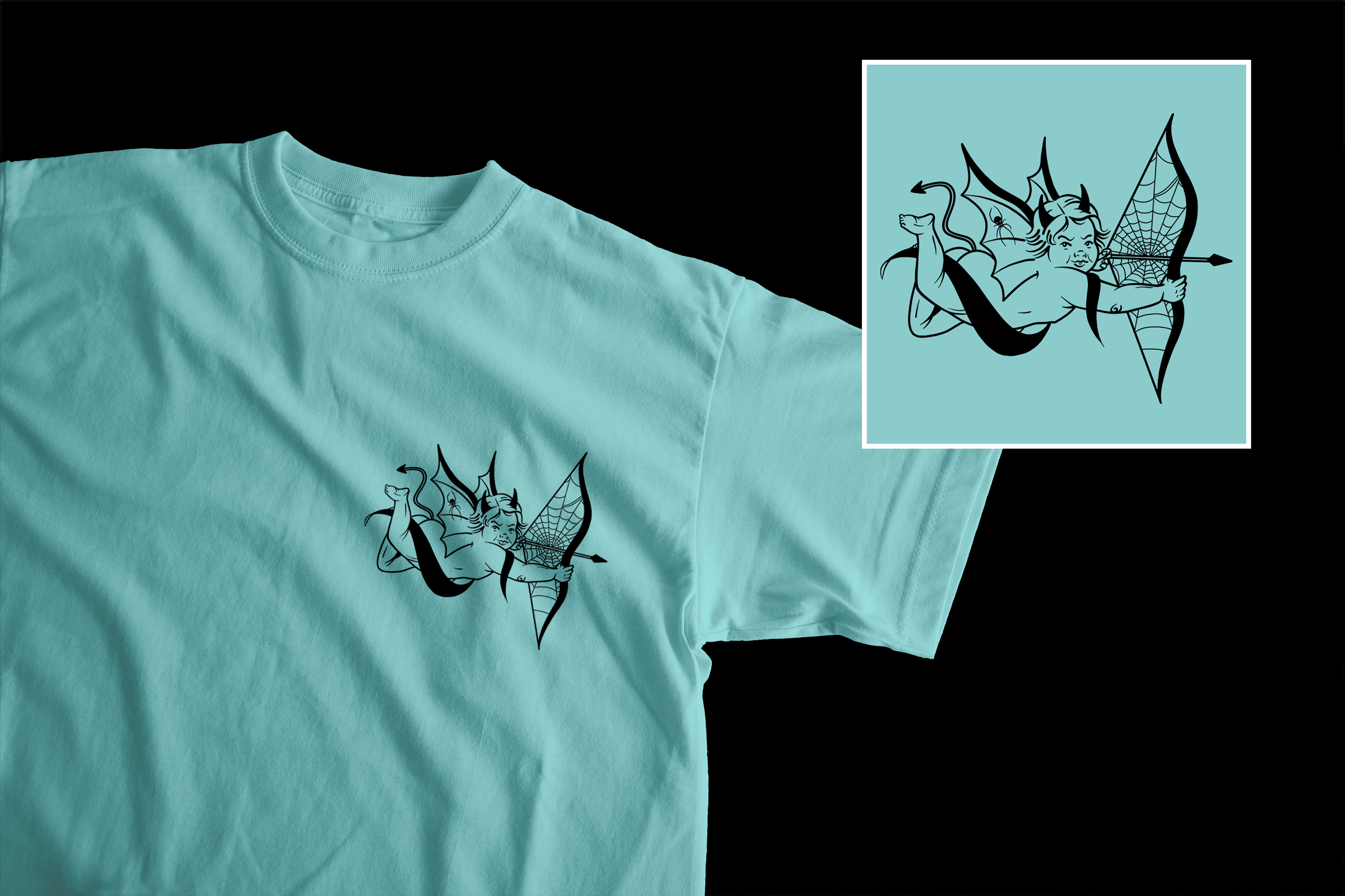  Tattoo inspired apparel design. 