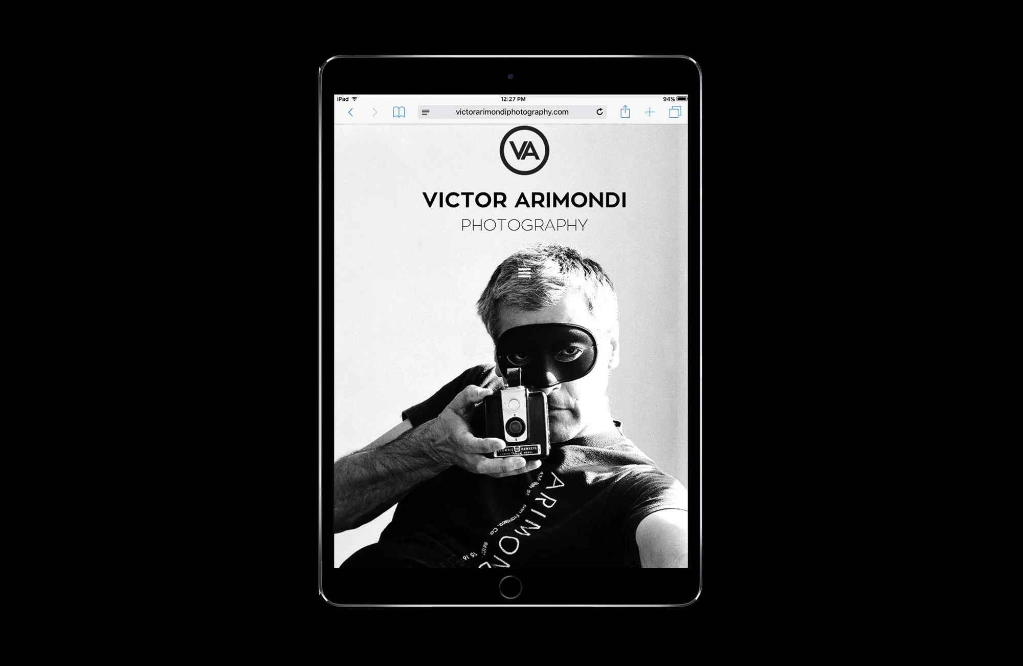 Branding for photographer Victor Arimondi. 