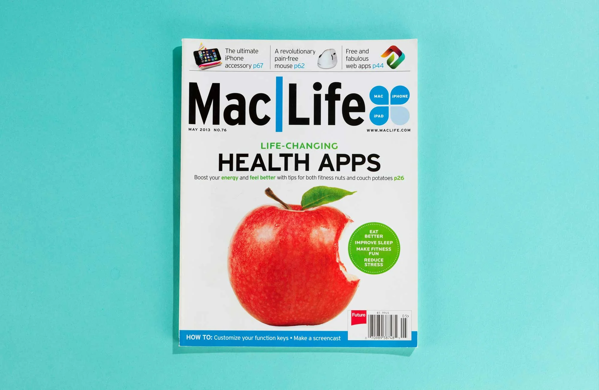  Editorial design for MacLife magazine 