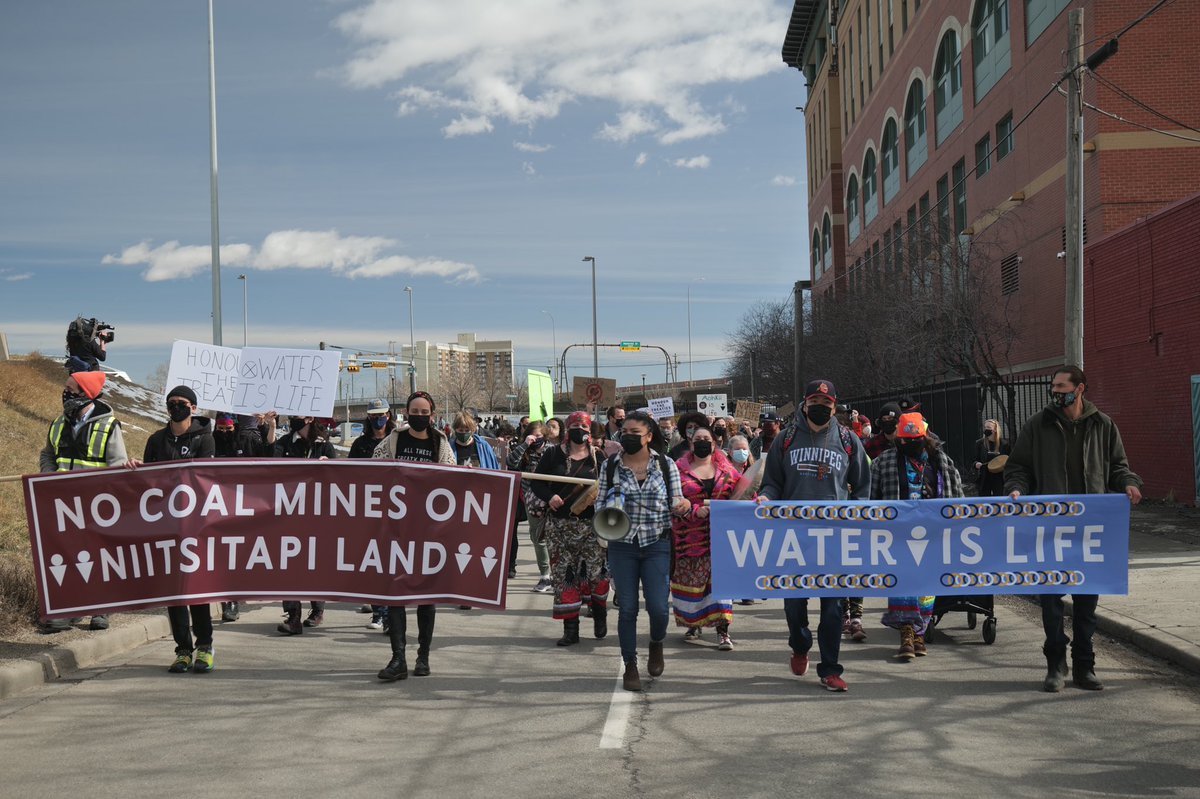 Water NOT Coal: Solidarity Walk with Niitsítapi Water Protectors