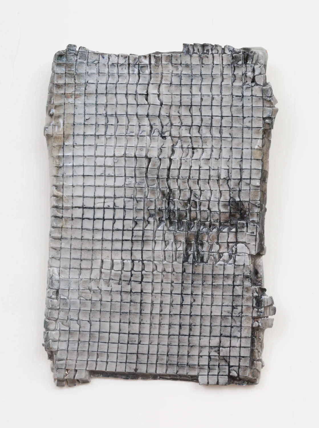Untitled, 2012.&nbsp;Porcelain, oxide, transparent glaze. (7.5 x 5.25 x 0.5 inches)&nbsp;
