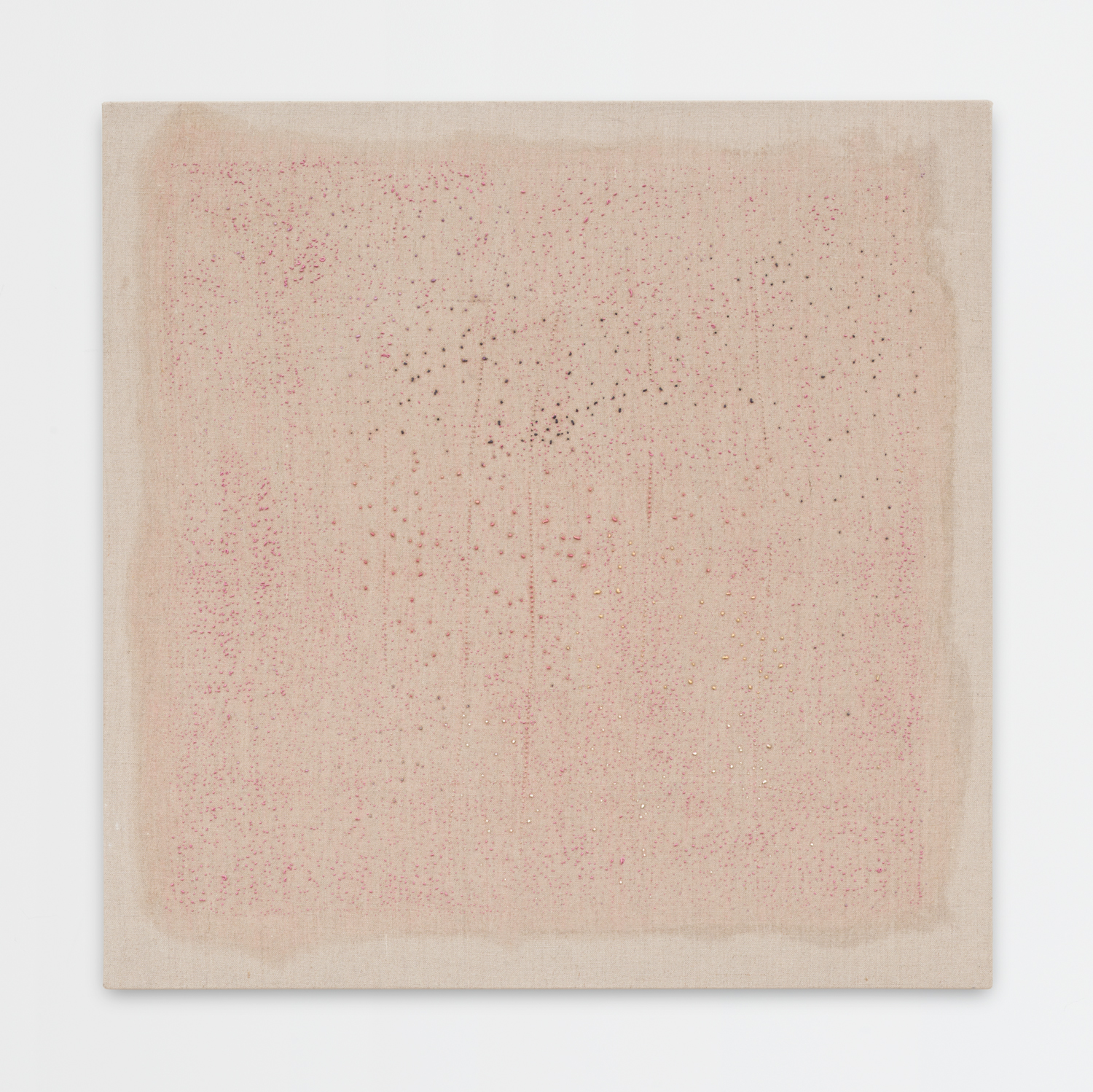 Untitled, 2006. Oil, wax, linen. (23 x 23 x 1.5 inches)
