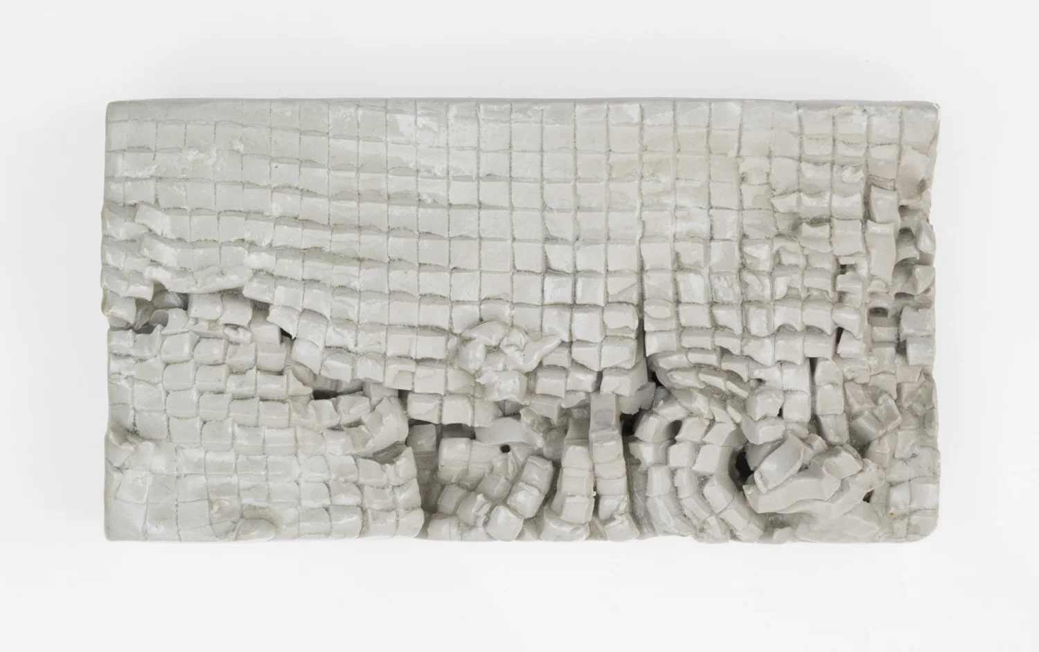 Untitled, 2012. Porcelain, transparent glaze. (5.75 x 3 x 1.5 inches)