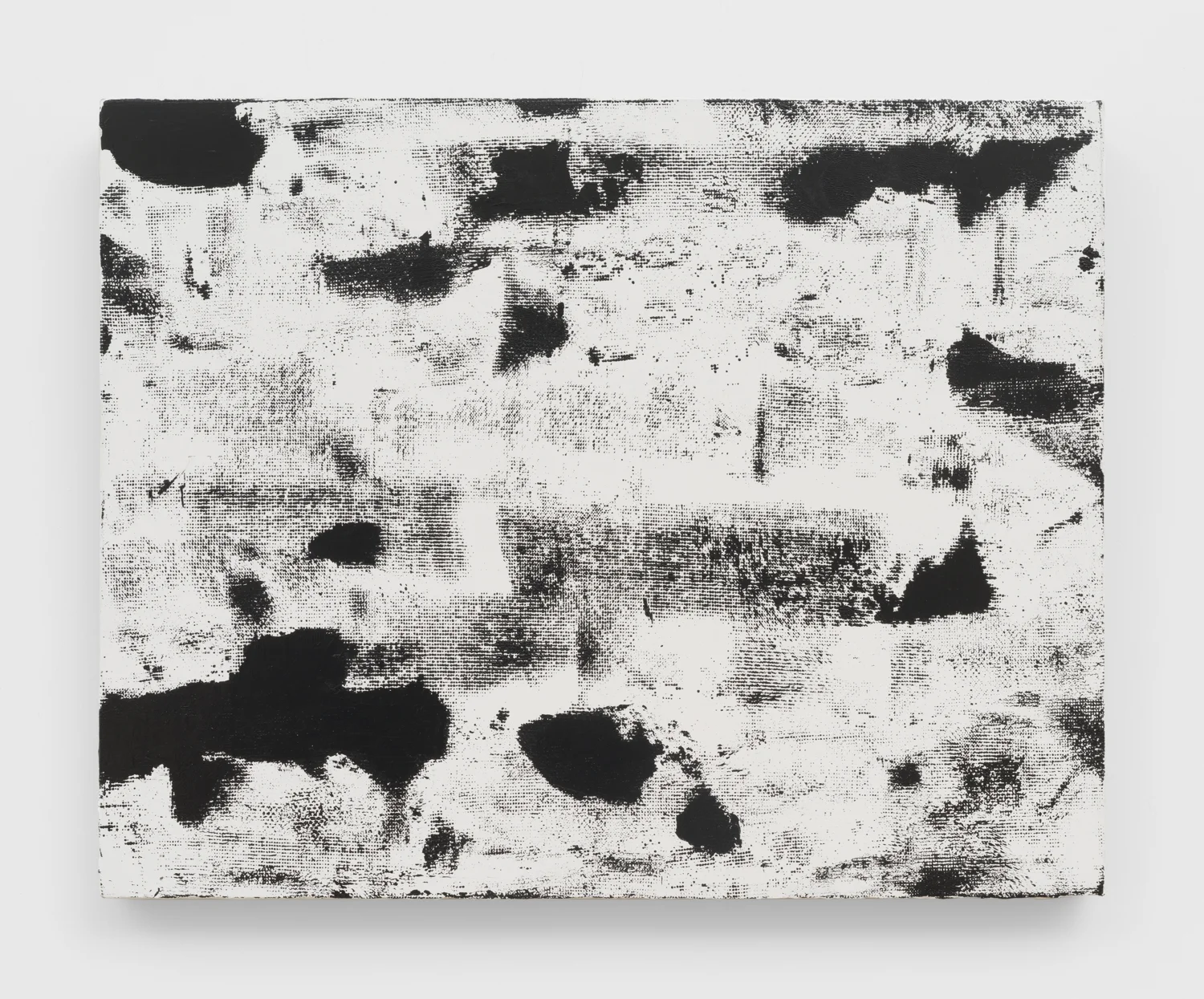 Untitled, 2018. Acrylic, wax, oil ground, linen on panel (20 x 16 x 1.5 inches)