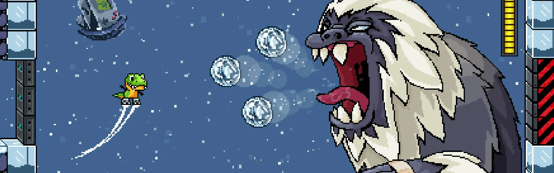 JumpJet Rex makes 16-bit platforming cool again