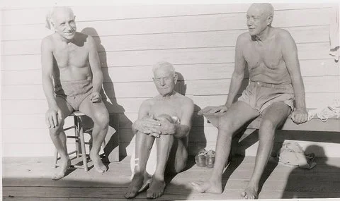 Walter Rahn, August Grabe, and Ed Aldridge. (1950)