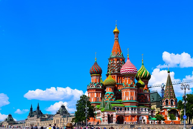 Colorful architecture in Russia
