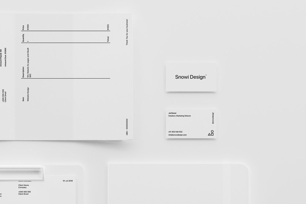 Download Minimal White Brand Mockup Pack S48 Mockups
