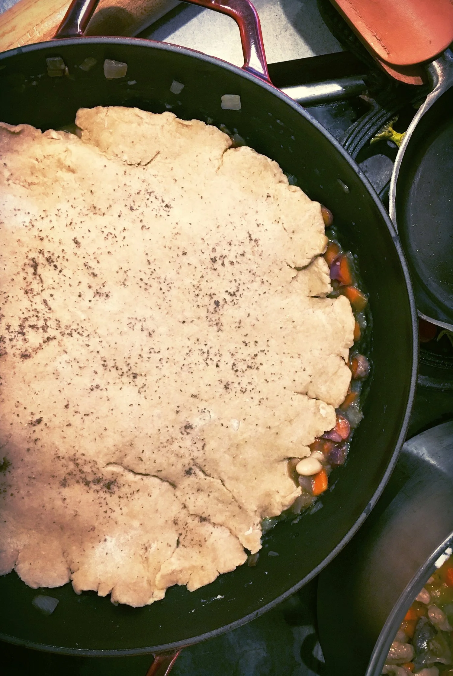 Veggie and Bean Pot Pie