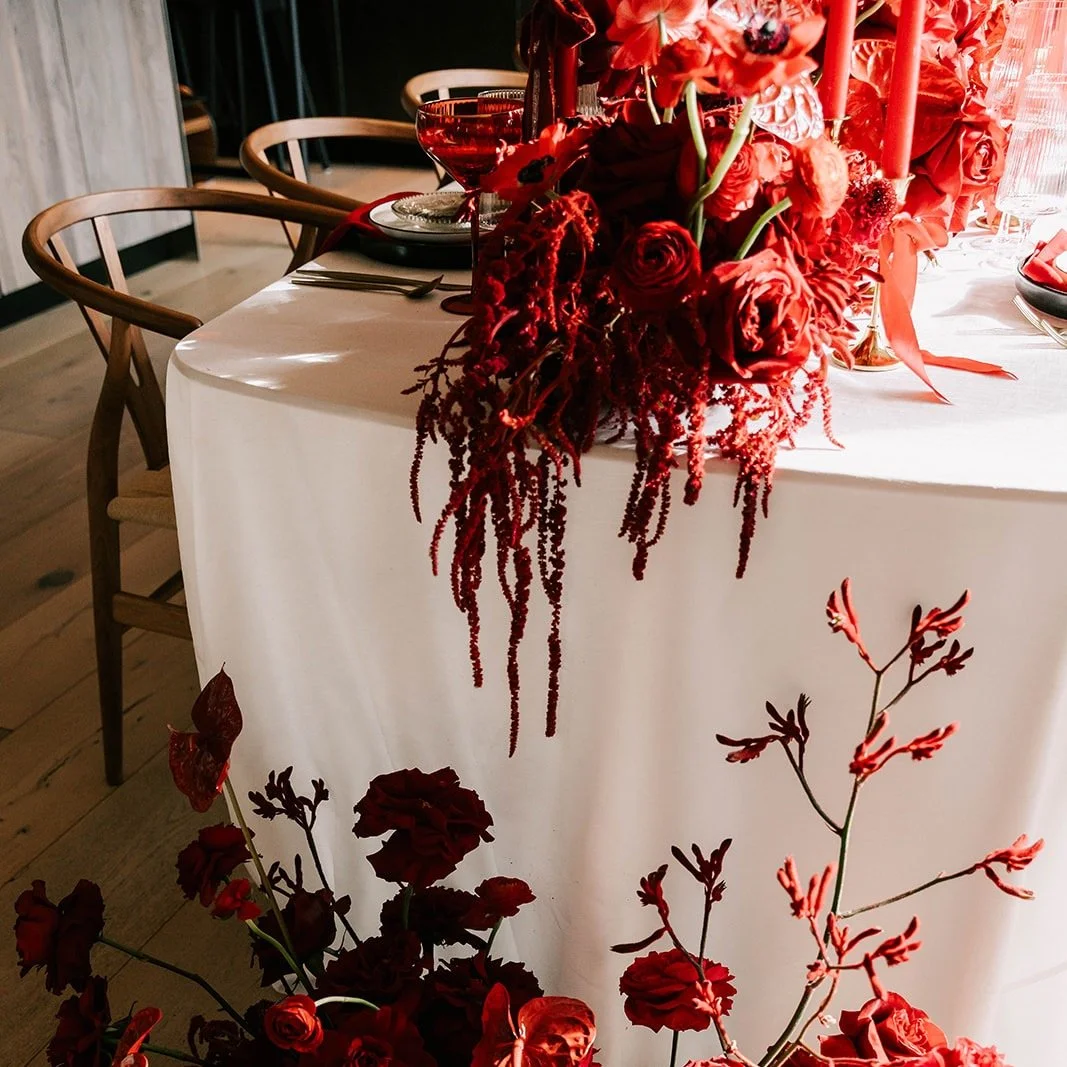 Moody florals 🥀

Hosted at the beautiful @calderahouse

Featured in print in @rockymtnbride fall/winter 2025 issue. So honored to have this day featured in a full spread with RMB. xx

Photographer: @adrianwayment
Planner and Designer: @lathamstevens