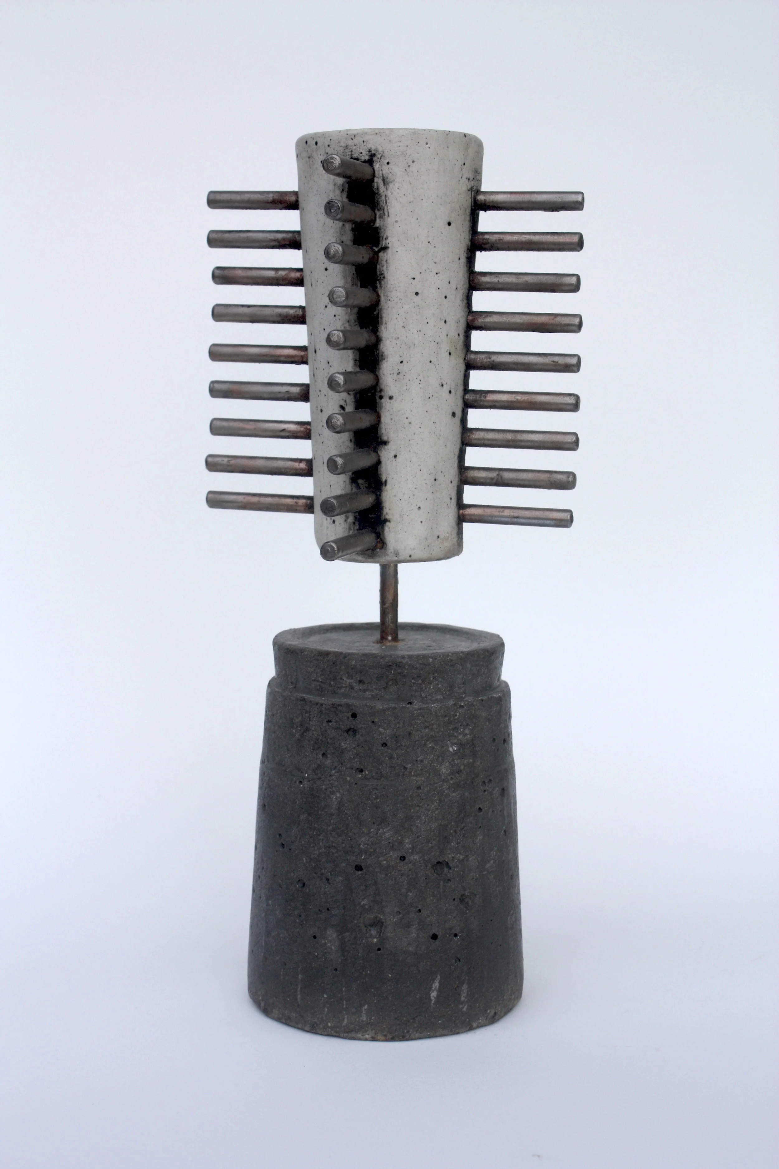 Column with Cardinal Fringe