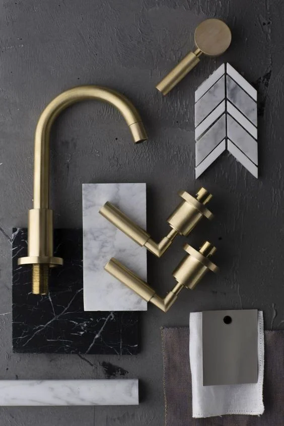 Keep samples of colours and finishes for your choices to make sure the style is cohesive