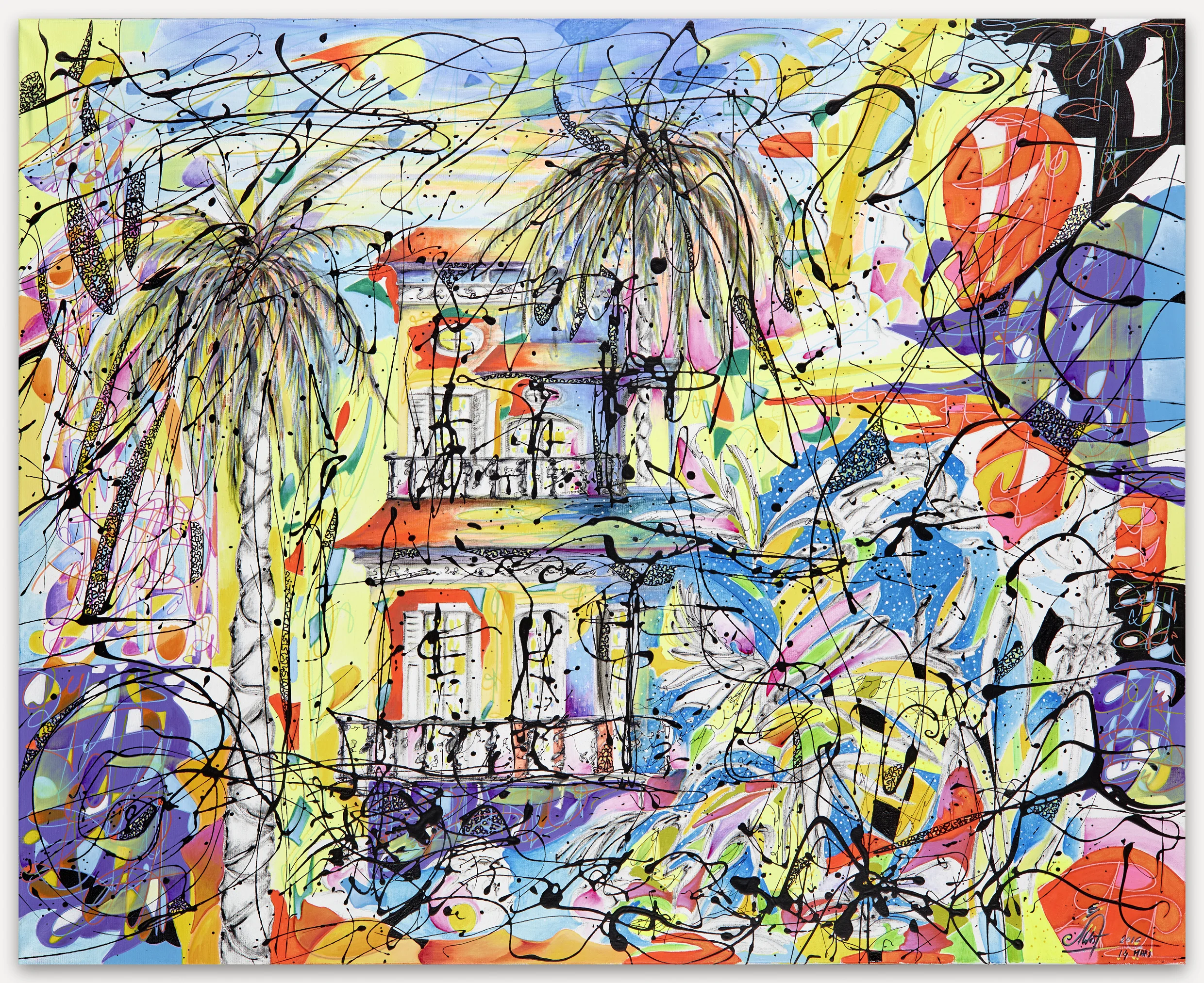 Huile sur toile