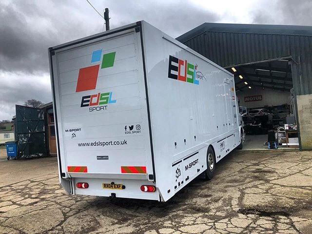 New EDSL truck backing out ready to do its job. #graphic #motorsport #rally #haslemere #petersfield #metamark