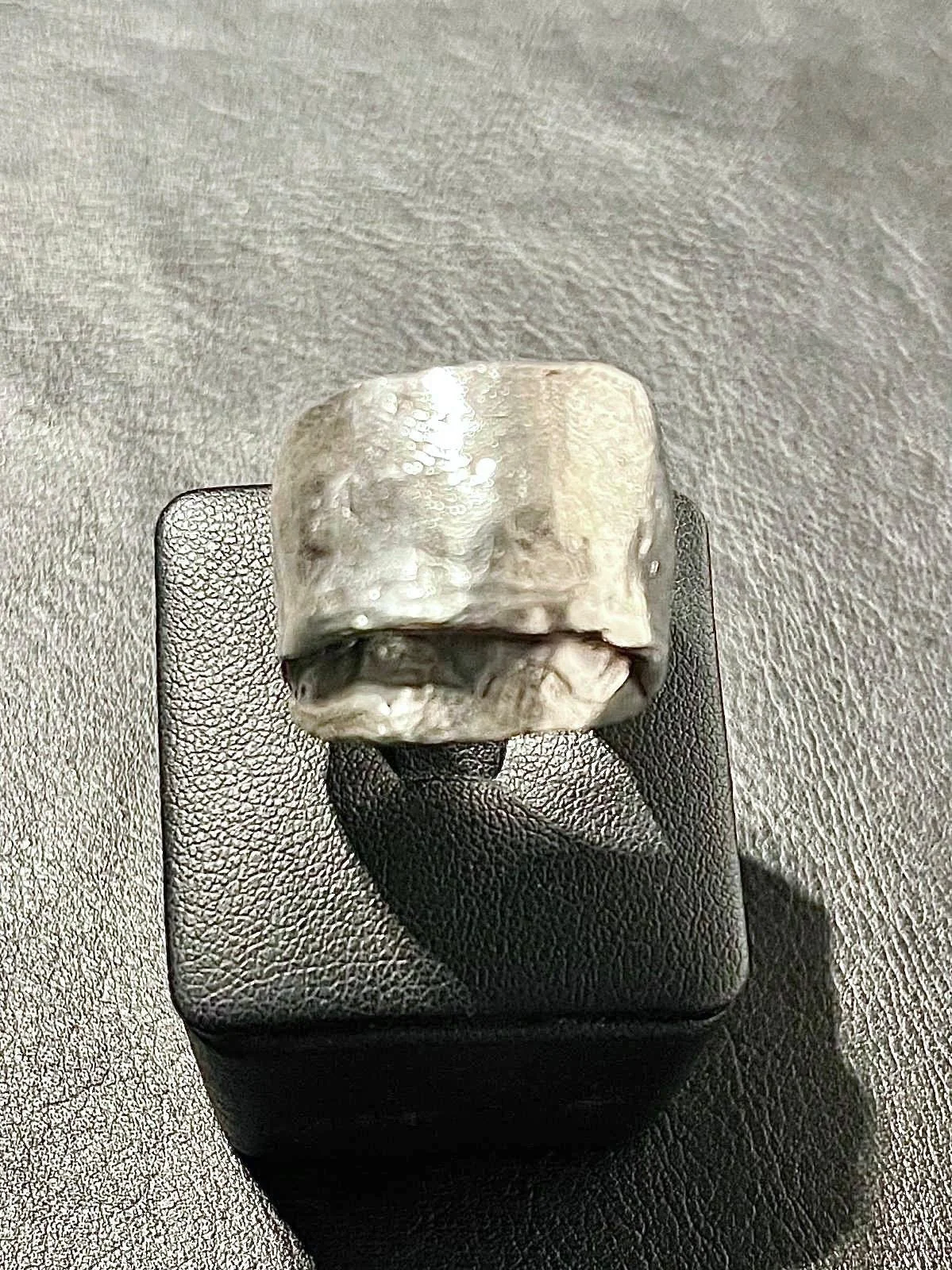 Thick Waves Silver Ring