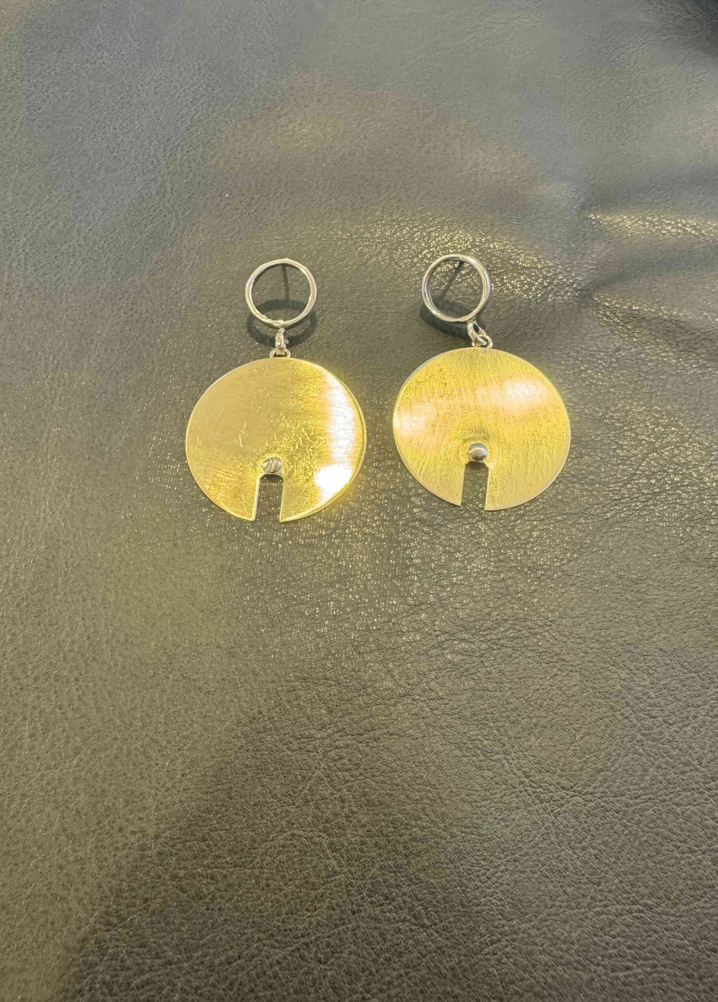 Yeso Brass Earrings