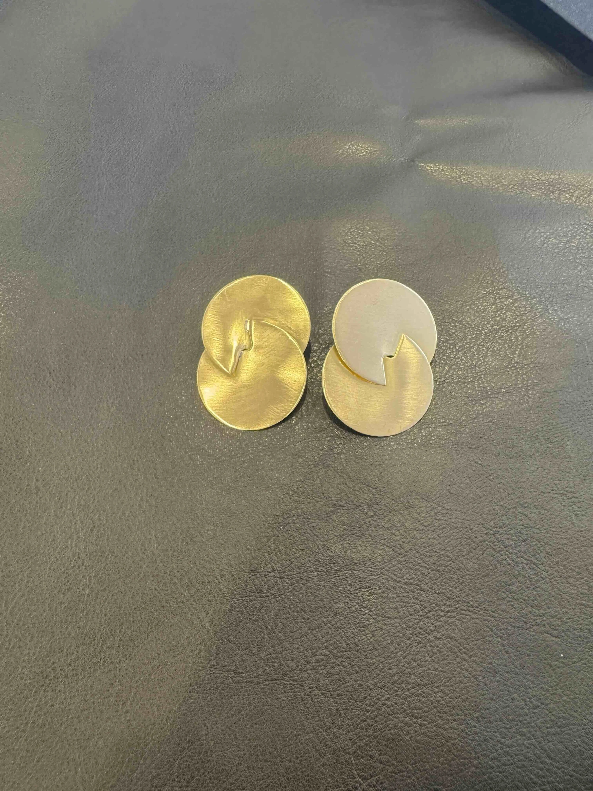 Caramel Brass Earrings