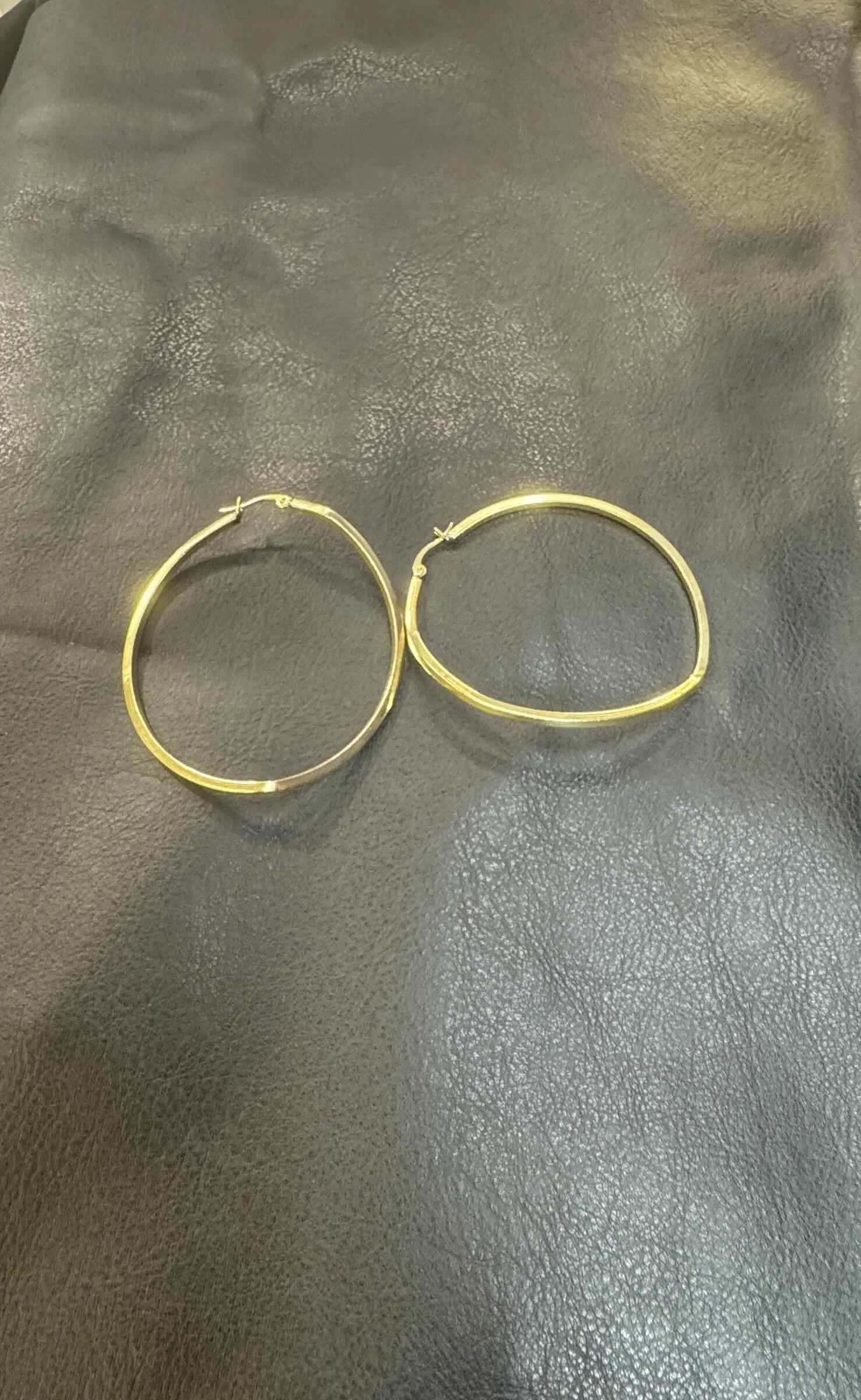 Lemon Oval Hoops