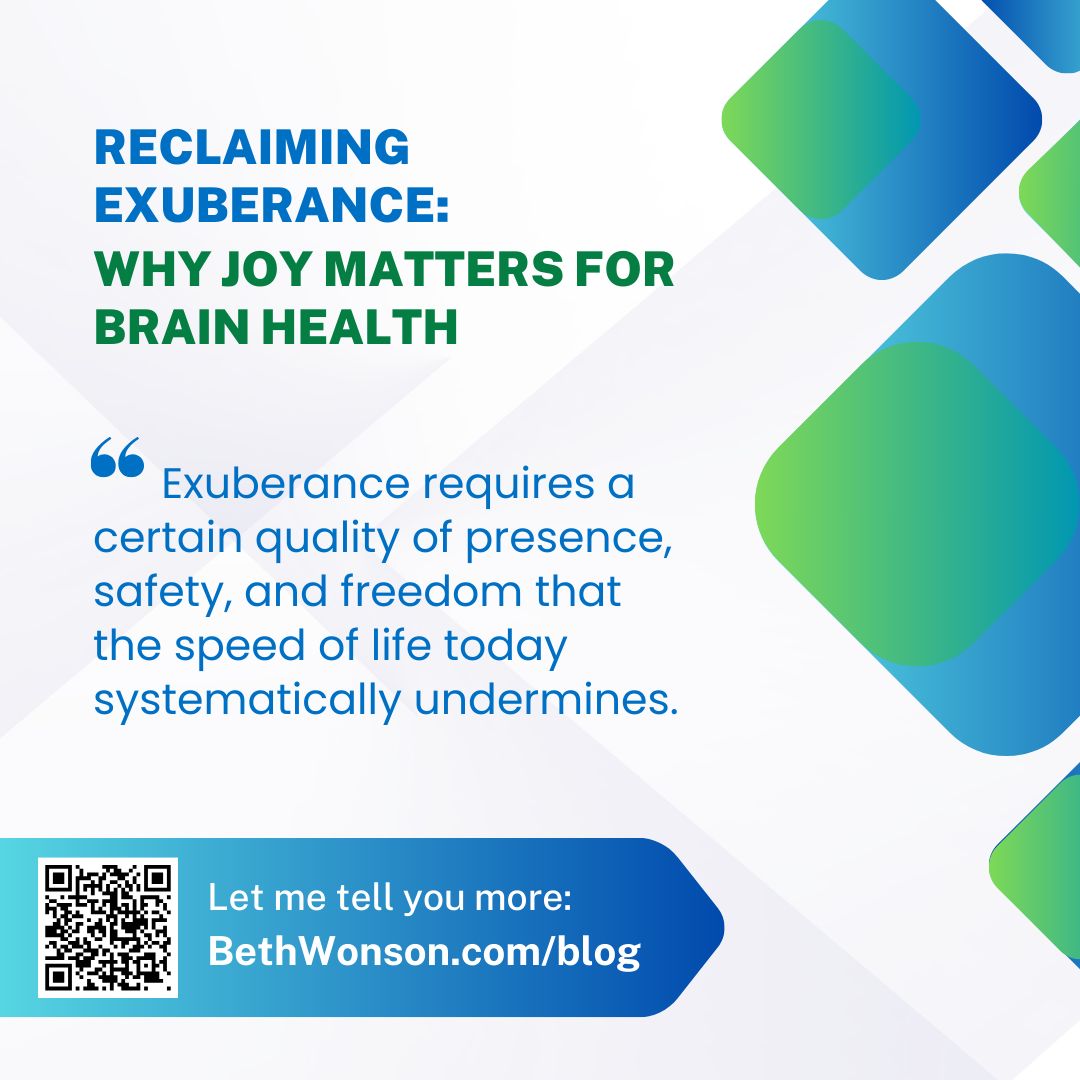 Exuberance Has Been On My Mind