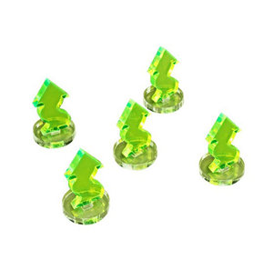 10 LITKO Space Fighter Barrel Roll Tokens Fluorescent Green 10 LITKO Space Fighter Barrel Roll Tokens Fluorescent Green