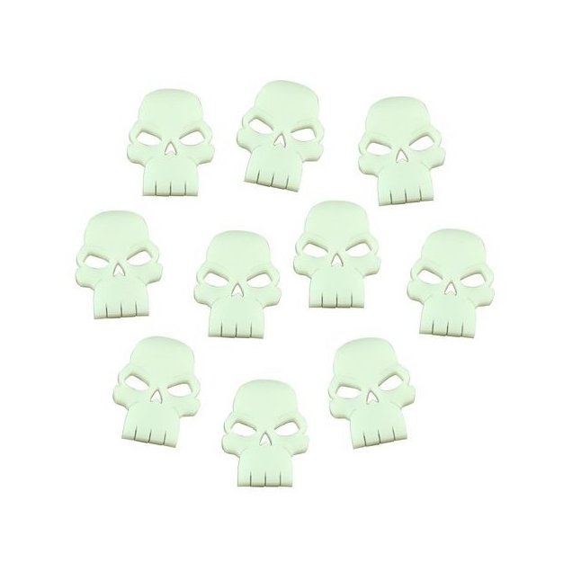 LITKO Gothic Skull Tokens 10 Ivory