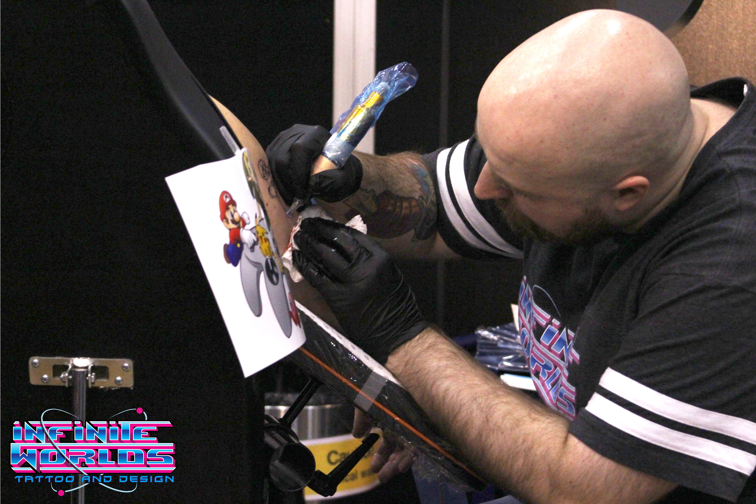 Paul tattoos at AVCon